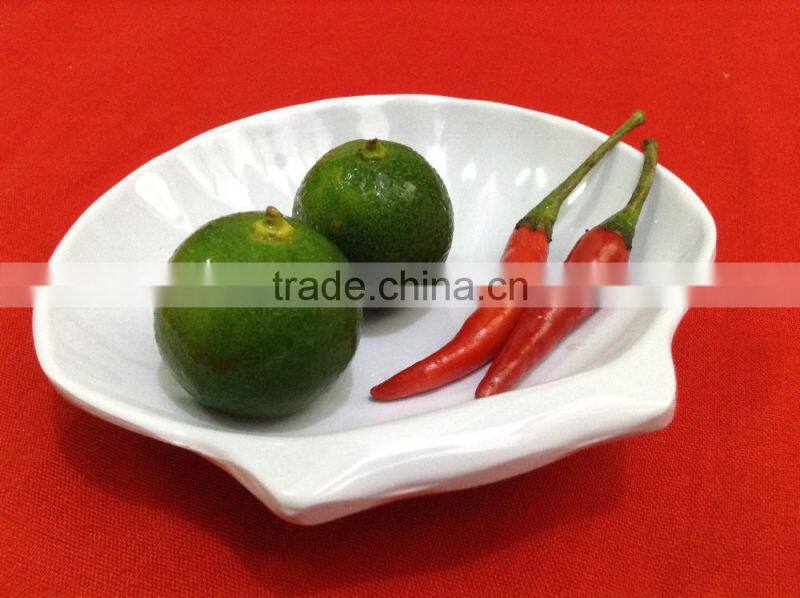 Malaysia Made Melamine Shell Shape Sauce Plate