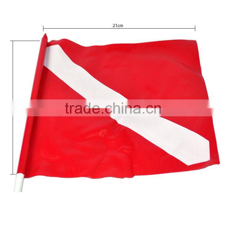 Diving flag white and red flag