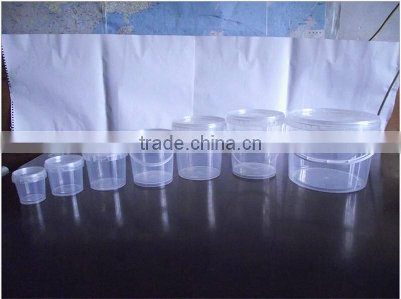 clear plastic buckets plastic barrel with lids &handle for wholesales