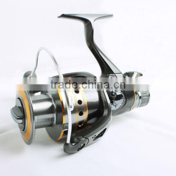 Stainless steel plate spinning fishing reel