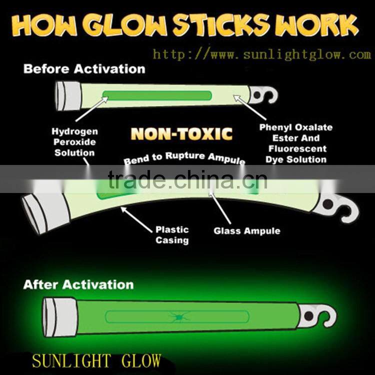 8inch PP Party Favor Glow Stirrer Glow in the dark light Swizzle Stick Mix Colors(EN72, ASTM F963)