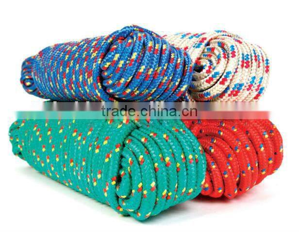 Assorted Color high quality nylon braided cordage with good performance