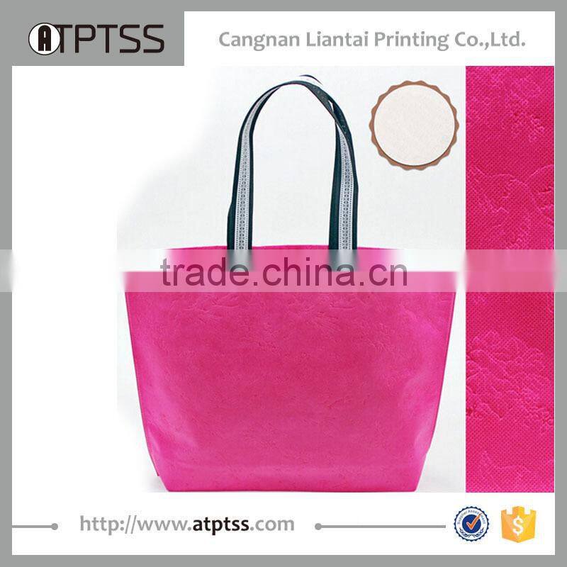 Hot sale ultrasonic eco-friendly cheap easy reusable sublimation shopping bag