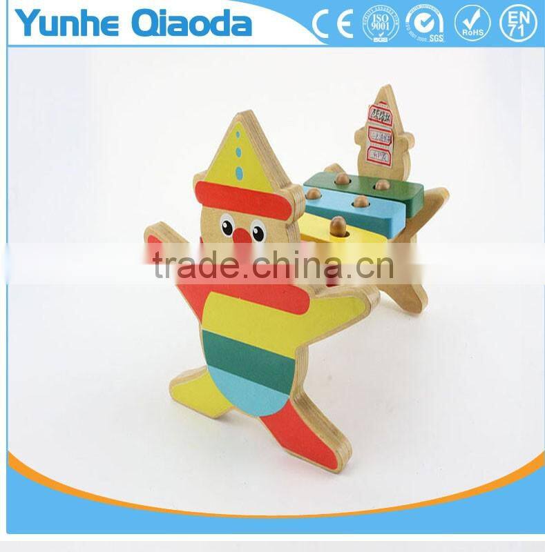 hooded clown colorful Xylophone, Best First Musical Instrument for Children, Fun and Educationa