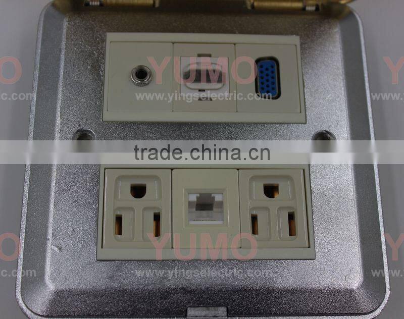 HGD-5T YUMO Spring style aluminum alloy Floor Socket (IP55 )