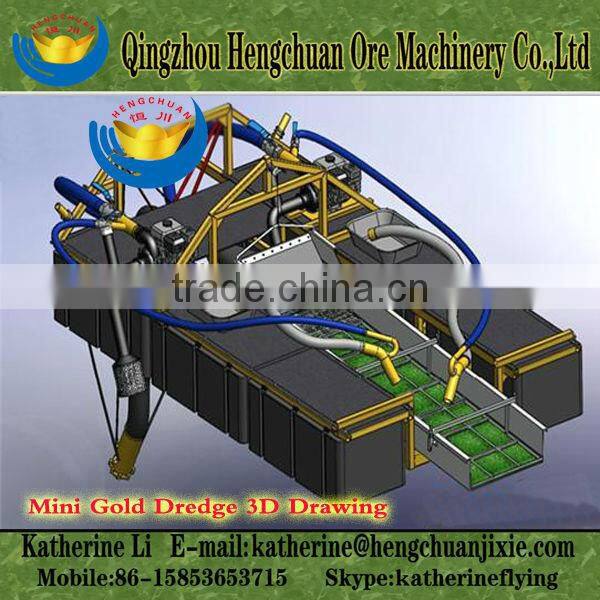 Best Selling Gold Suction Dredges Boat For Sale