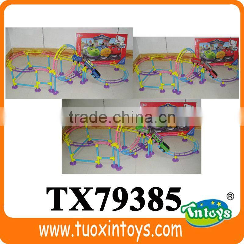 small train, small plastic railway toy train