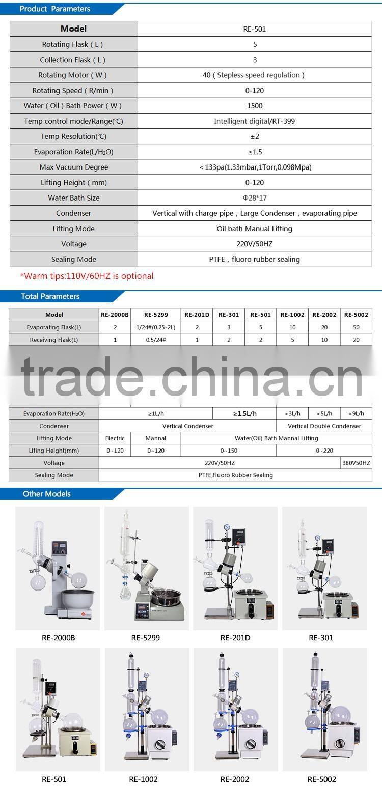 Industrial Alcohol Distillation Equipment Rotary Evaporator