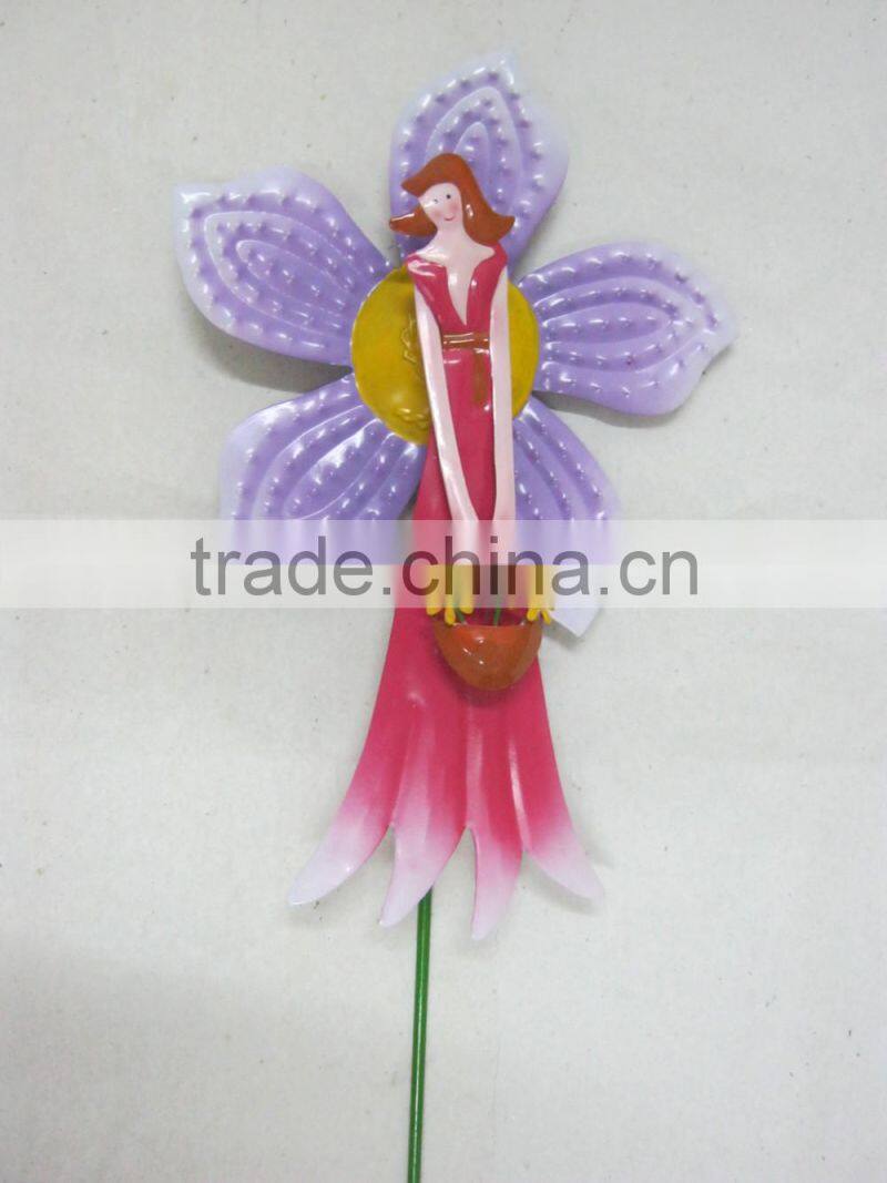 fairy garden stake 2015 newest metal fairy stake fairy garden pick fairy garden decoration garden decor fairy stakes