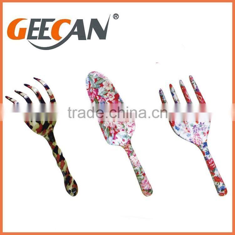 Floral printing garden tool garden shovel 6PCS set garden shovel,rake,fork