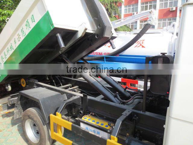 3000L Fonton Forland Mini 4*2 Roll Off Waste Truck