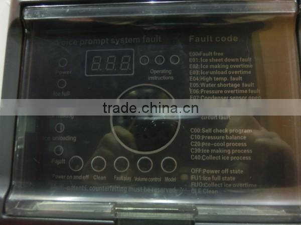 Best Sell stainess steel commercial ice making machine, cube ice maker
