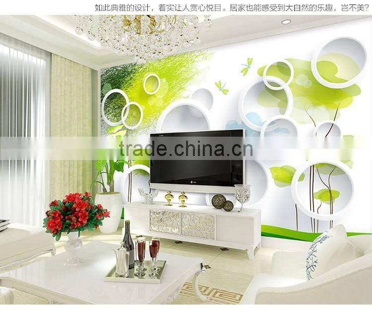 3D wallpaper simple non-woven wallpaper