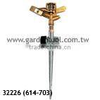 360 Degree Metal Sprinkler With Metal Spike / Taiwan