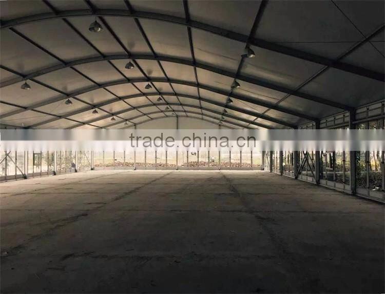 Best quality 20m outdoor arcum shaped commercial marquee tent event for sale