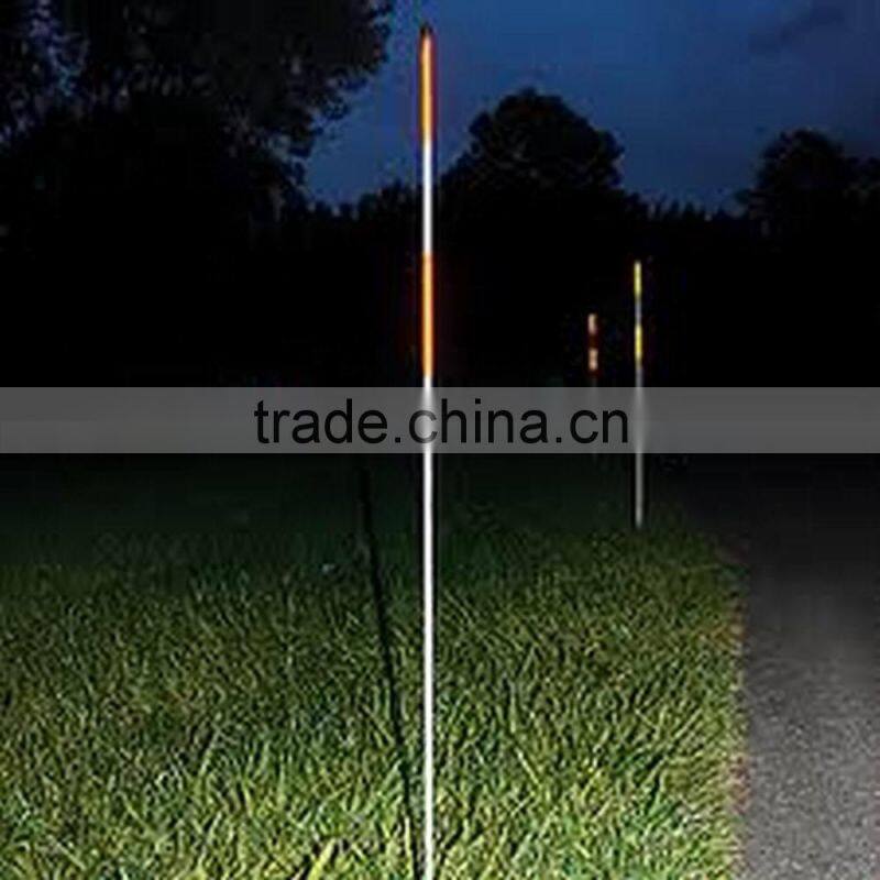 Super flexible Durable reflective glass fiber border marker,fiberglass border marker