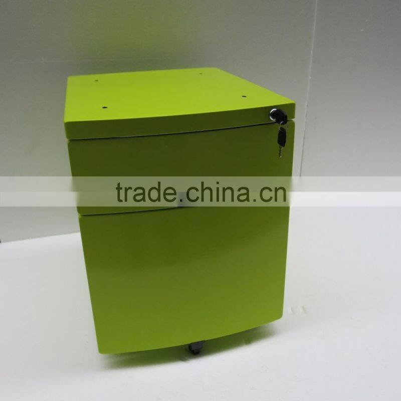 Eco-friendly powder coated office file cabinets mobile pedestal