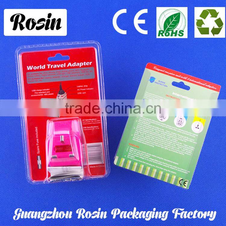 Wholesale custom slide blister insert cards packaging,slide card blister packs with the paper card,customized paper blister