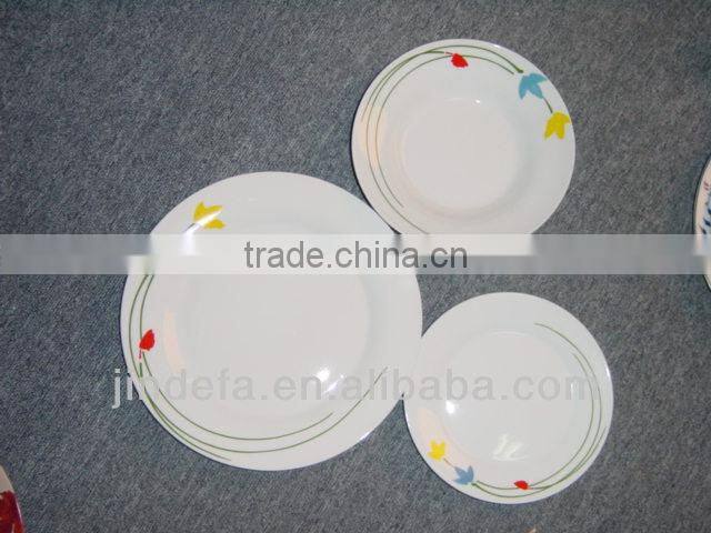 royal porcelain 18pcs dinner set with decal