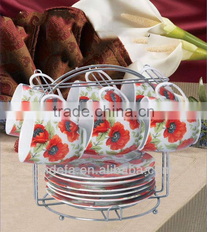 12pcs porcelain ceramic tea set