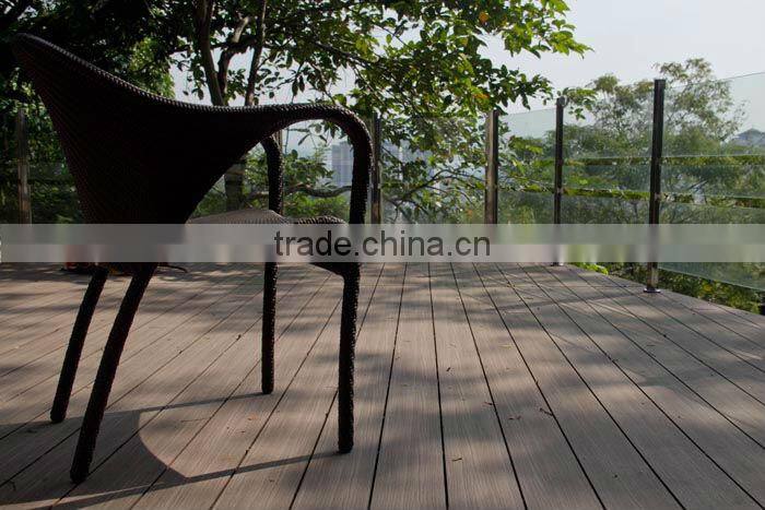 Trade Assurance Wood Plastic Composite WPC Outdoor Decking Flooring (150*25)