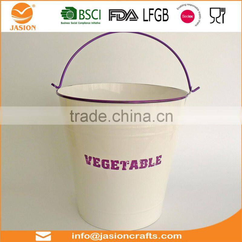 Metal powder caoting laundry basket Clothes bucket