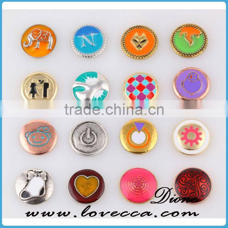 Fashion design 18mm metal snap button for leather bracelets, necklace