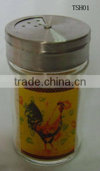 2016 wholesale new design clear cylinder glass flavour bottle