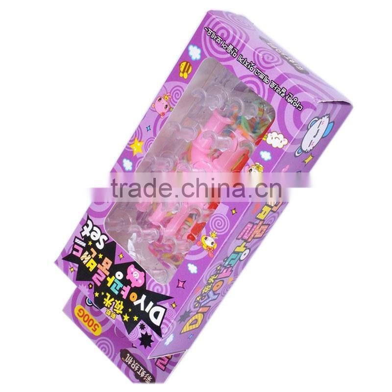 Hot Sales crazy wholesale rainnbow weaving diy loom bands sets