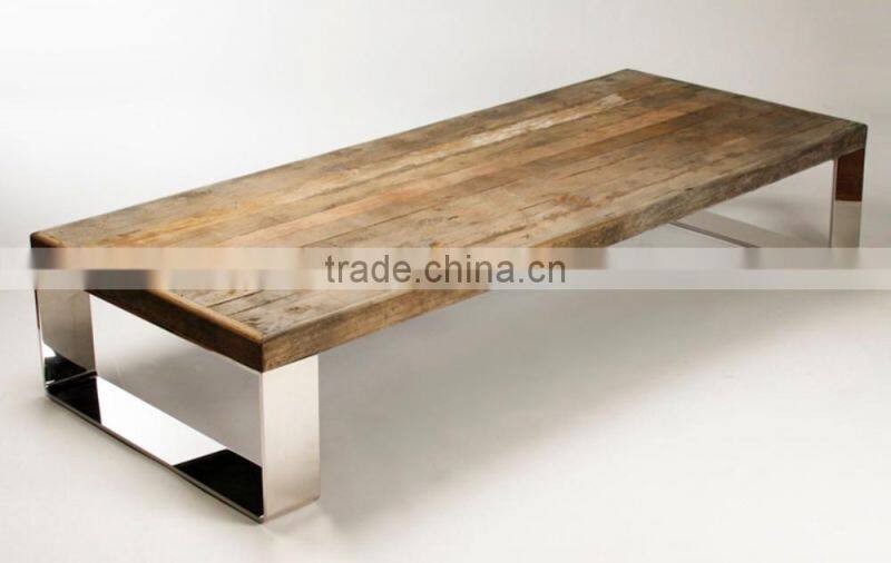 High quality brass flat soild steel metal table legs square for living room table