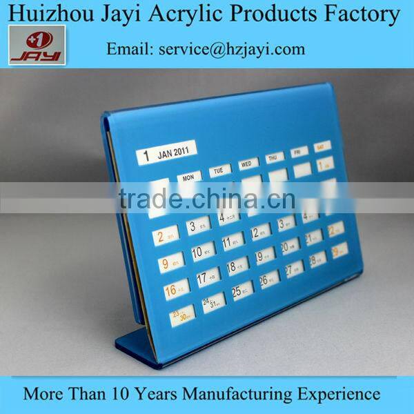 Wholesales! Factory custom low price acrylic paper desk calendar printable paper desk calendars 2014