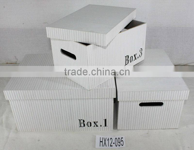 Rectangular Wooden Storage Container