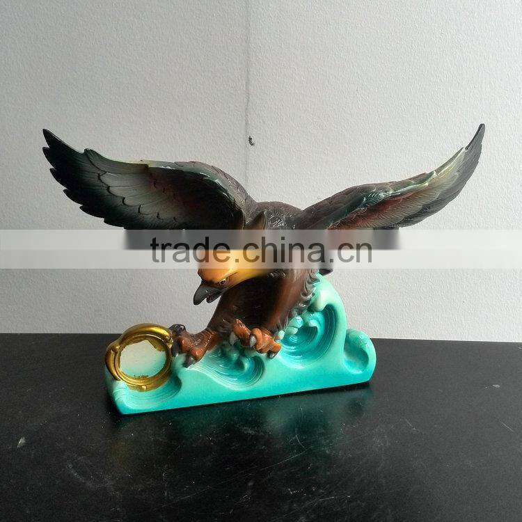 Resin eagle figurine