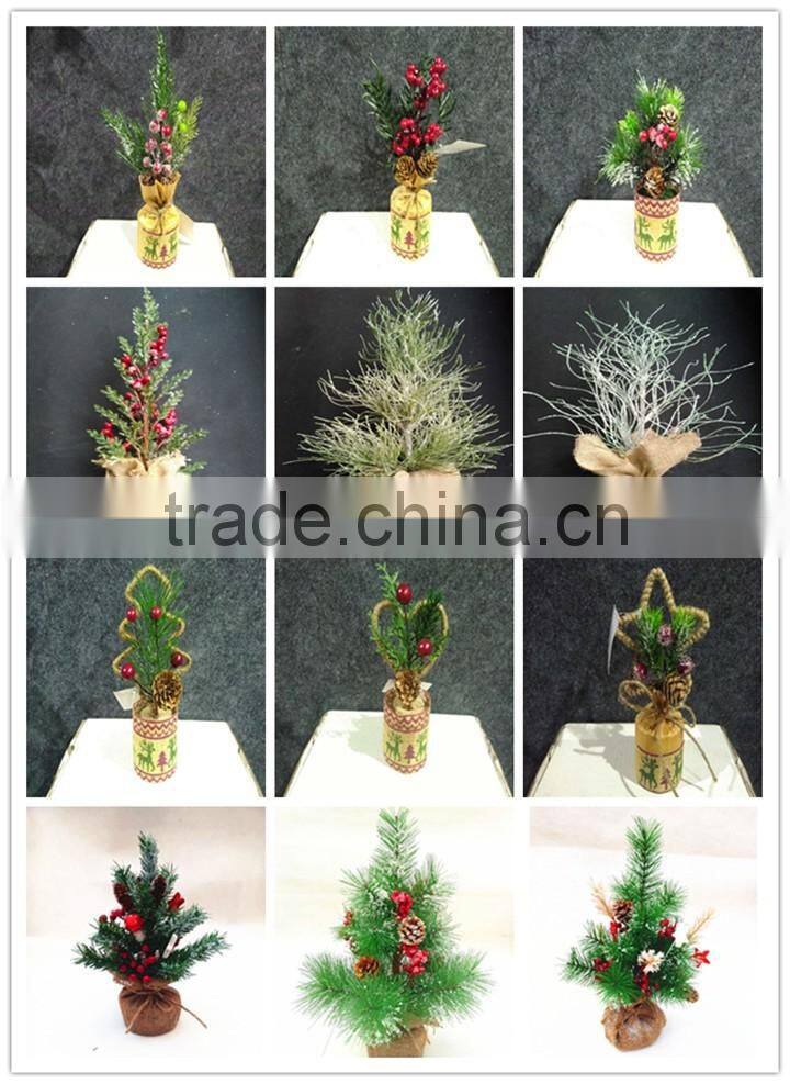 Factory high quality wholesale indoor decorative pine trees for Christmas decoration