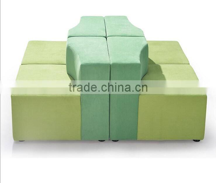 mustard green modern simple on sale hallway lobby fabric sofa high fashion project furniture office living room sofa