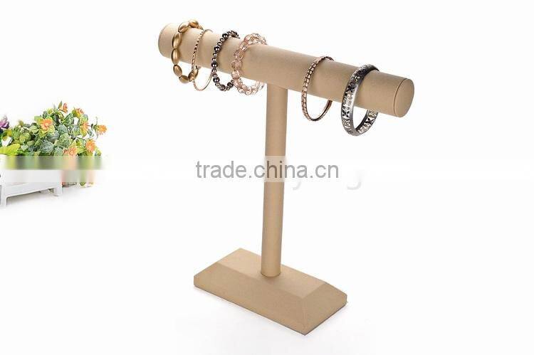 Simple linen jewelry display stand for bracelet