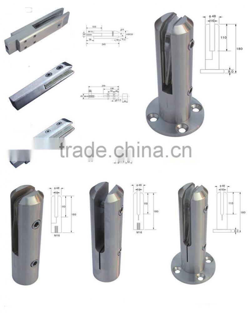 JINXIN balcony frameless glass balustrade system_glass standoff_glass railing system_glass spigot