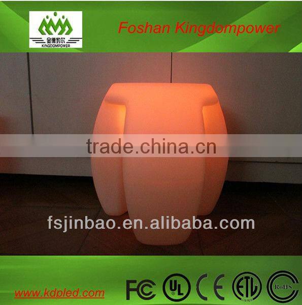 Romantic colorful led classic chair