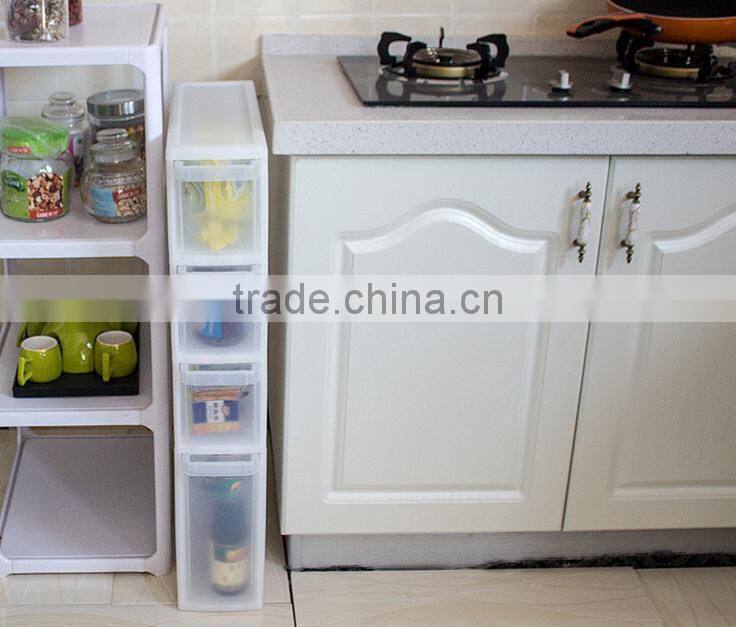 plastic caught between multilayer drawer Storage carts