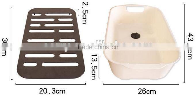 plastic bowl and plate drain plate