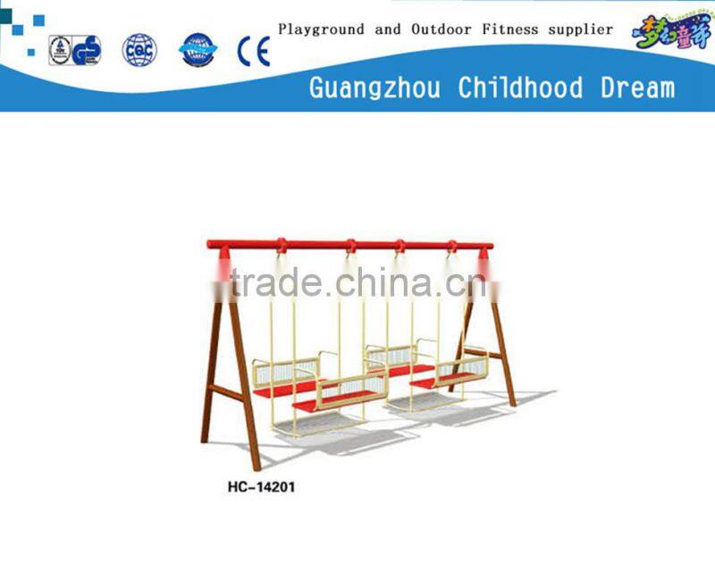HC-14201 Garden metal four seats adult swing seat adult swing seat