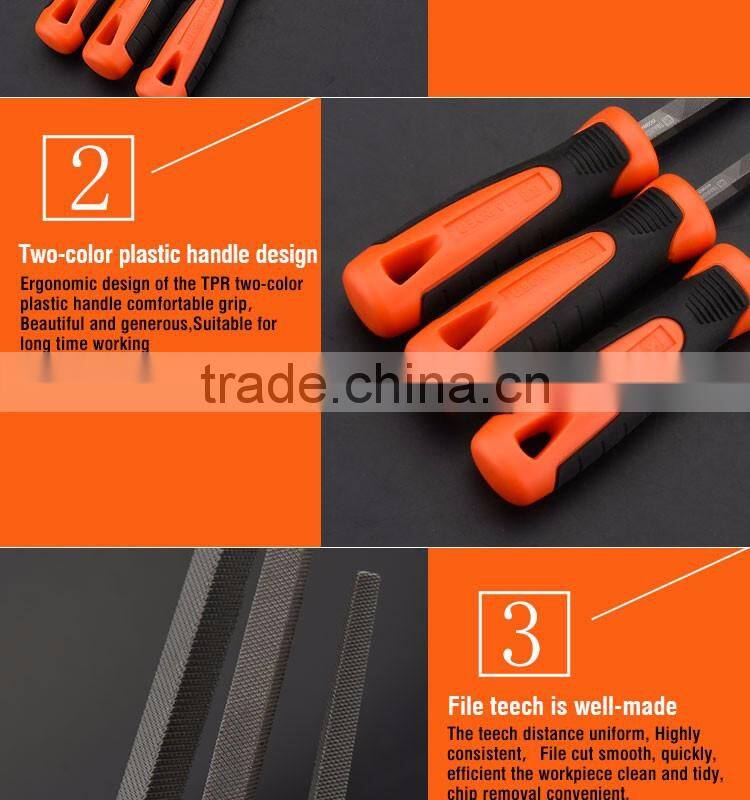 Professional 12" Square Bastard Mill File With Soft Handle