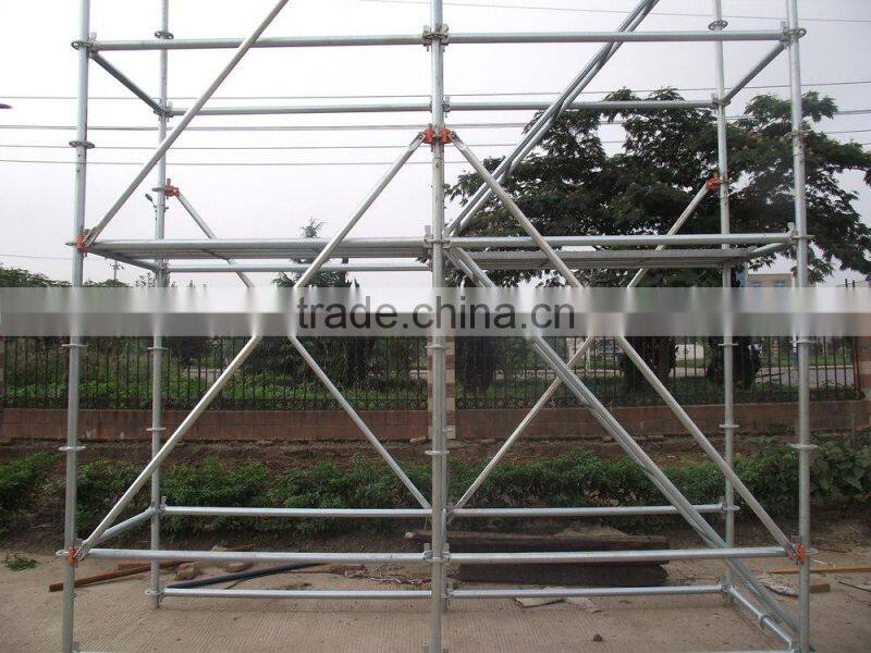 Right/Left Ringlock diagonal brace welded in standard