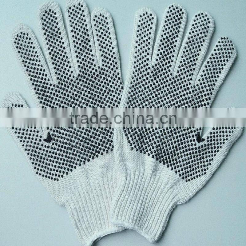 String Knitted Cotton Work Gloves/Cotton Gloves In Guangzhou Supplier
