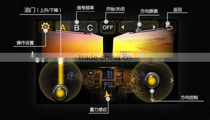 latest plastic RC small airplane toy for adult