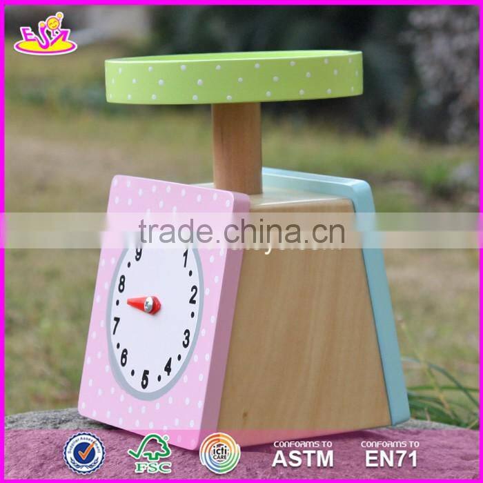 2017 New products children pretend play wooden scale toy W10D150