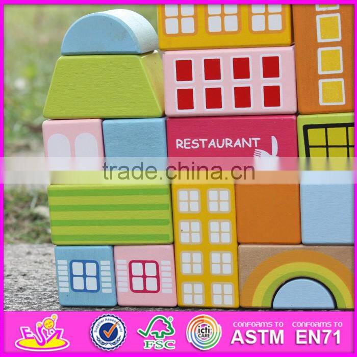 2017 new design 22 pieces educational toys wooden children building blocks W13A123