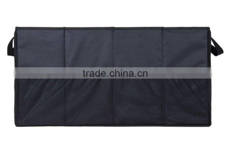 Wholesale Folding 2-Compartment Trunk Organizer with 2 Handles With Customized Logo