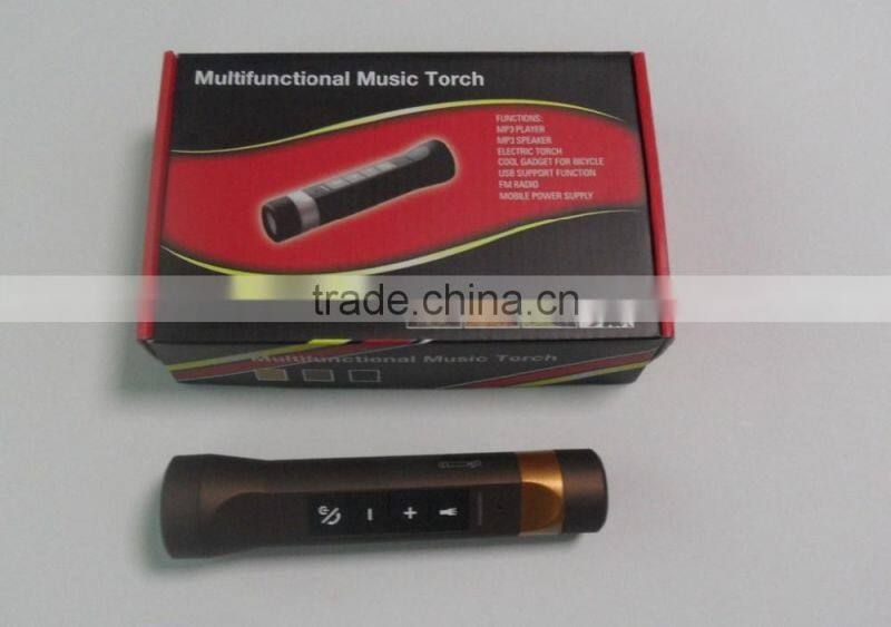 3 in 1 LED Torch Bluetooth Speaker Power Bank