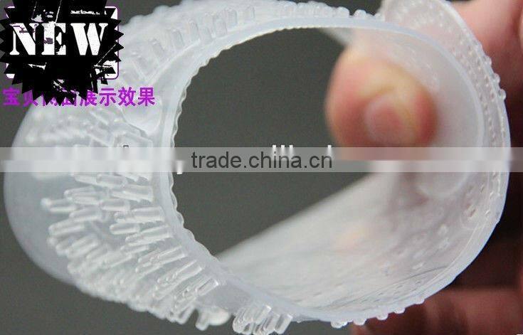 Transparent magnetic massage insoles